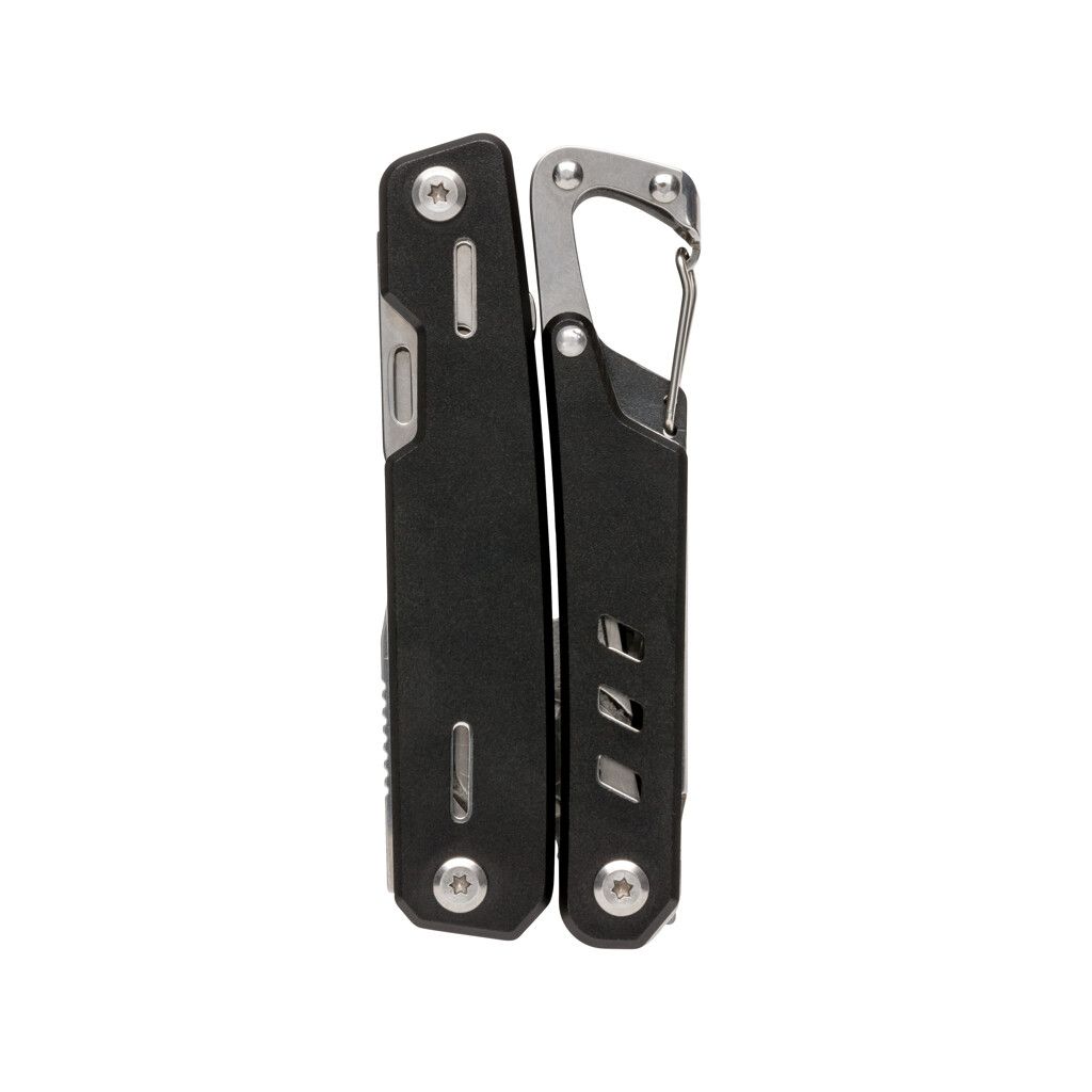 Solid Multitool mit Karabiner - schwarz-604