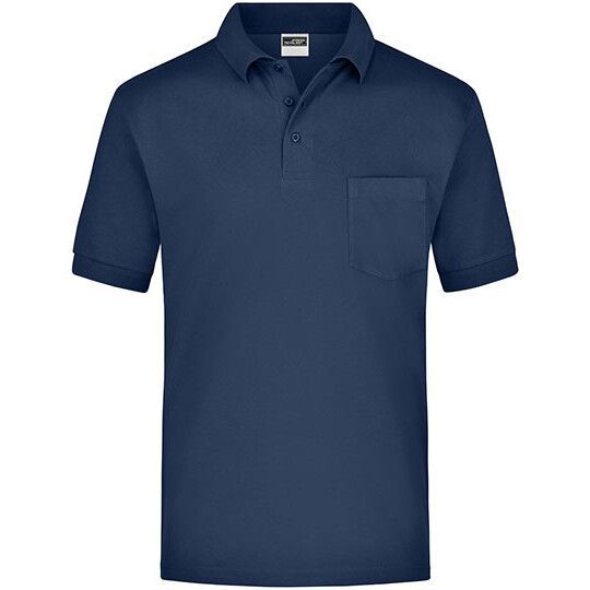 Polo-Piqué Pocket für Herren - navy-500