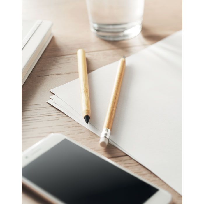 Stift mit Graphitmine INKLESS BAMBOO - holz-164
