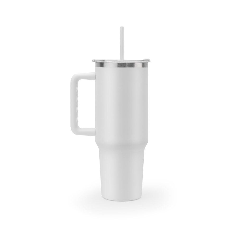 JOYNER XL Grosser Reisebecher aus Edelstahl, 1300 ml, vakuumisoliert - weiß-804
