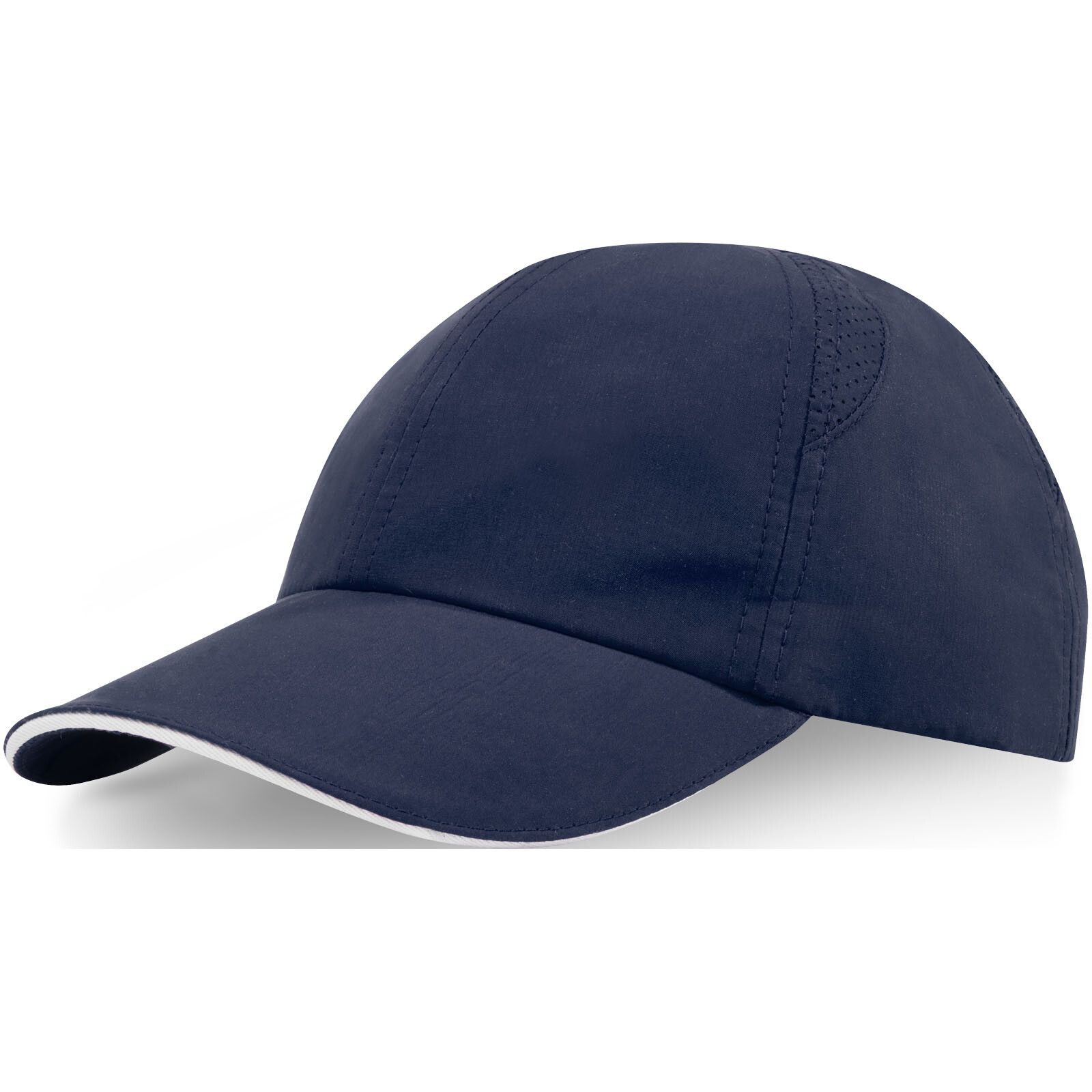 Morion GRS recycelte Cool Fit Cap mit sechs Segmenten - navy - 0-334