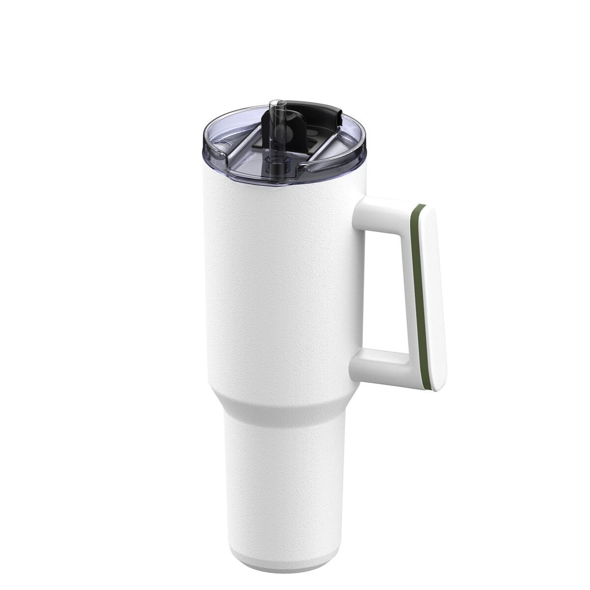 Thermobecher myKINGS CANYON 900 mit Ring - weiß - olivgrün-433