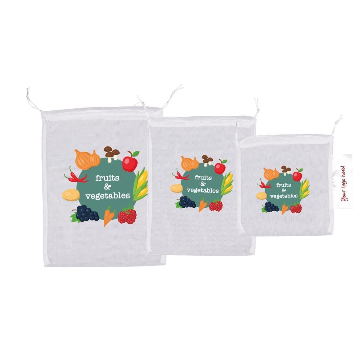 Obst- und Gemüsebeutel ECOCARE, large - weiß-472