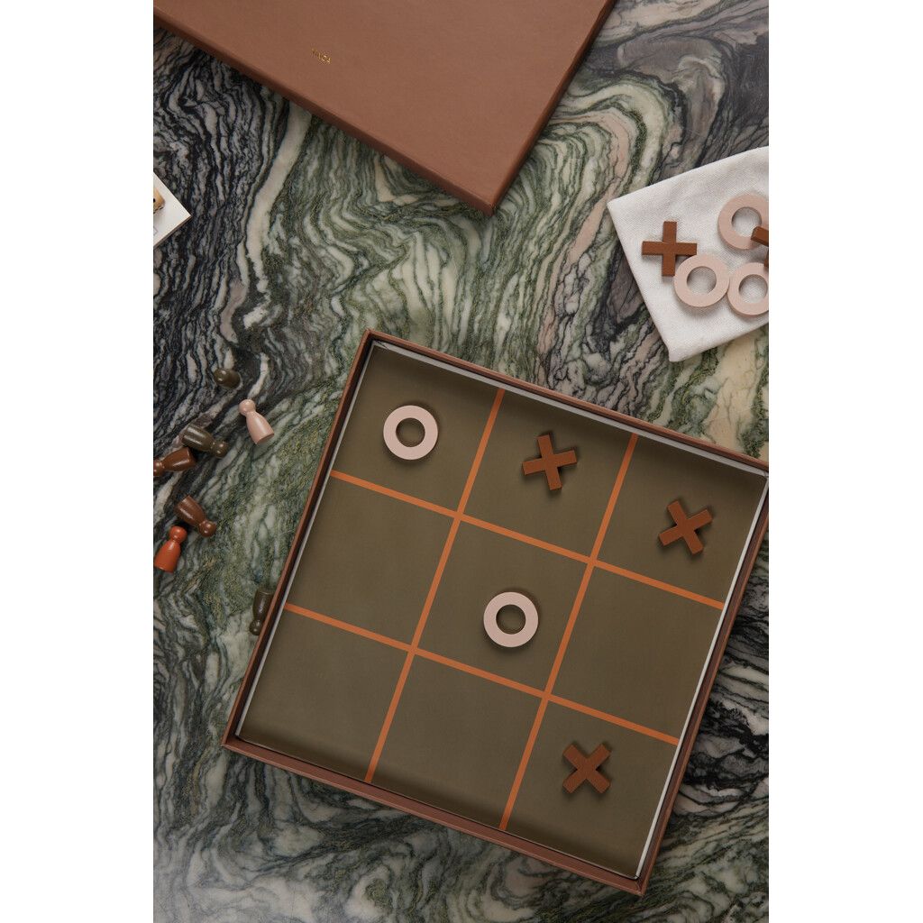 VINGA Coffee-Table Spielesammlung - braun-571