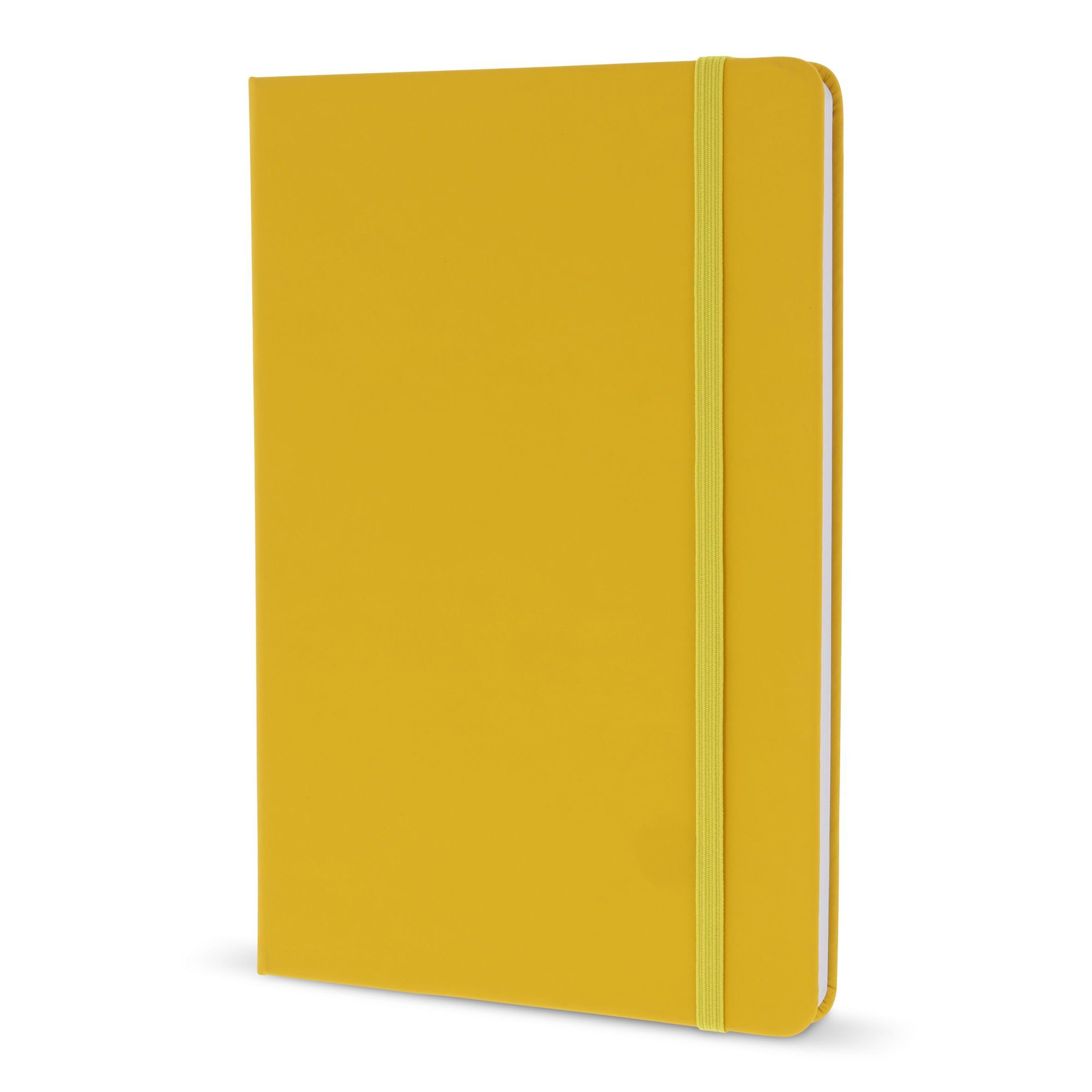 Notizbuch A5 aus PU - gelb-233