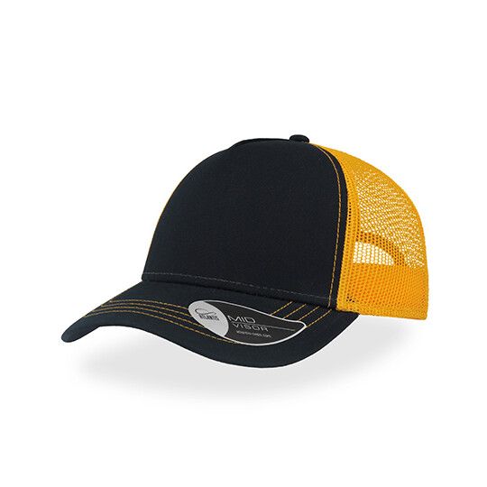 Rapper Canvas Cap - navy - yellow-825