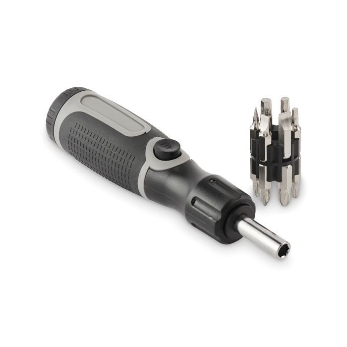Multi-Bit-Schraubendreher BEND ME - grau-440