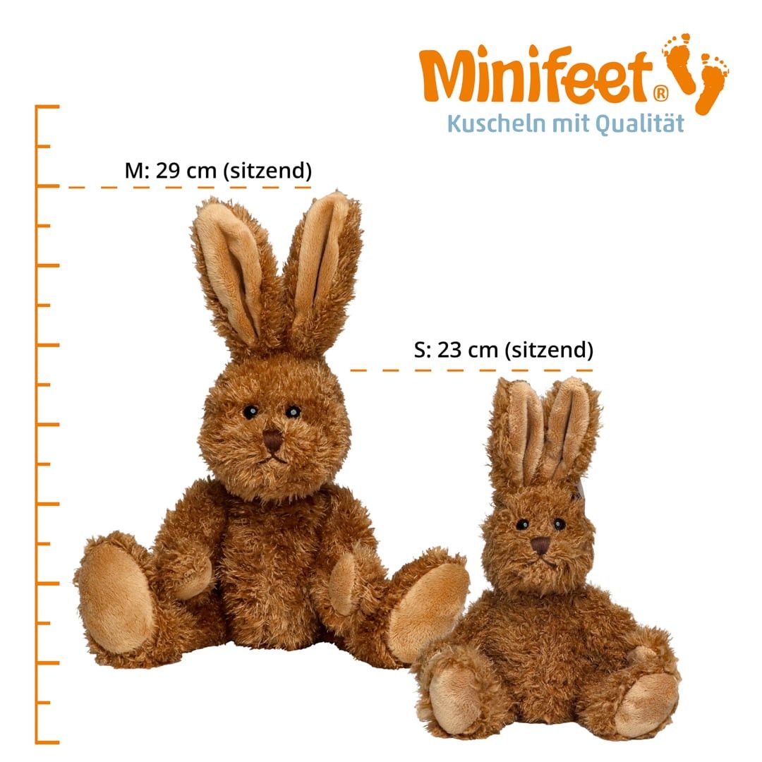 MiniFeet® Hase Lina groß - braun-563