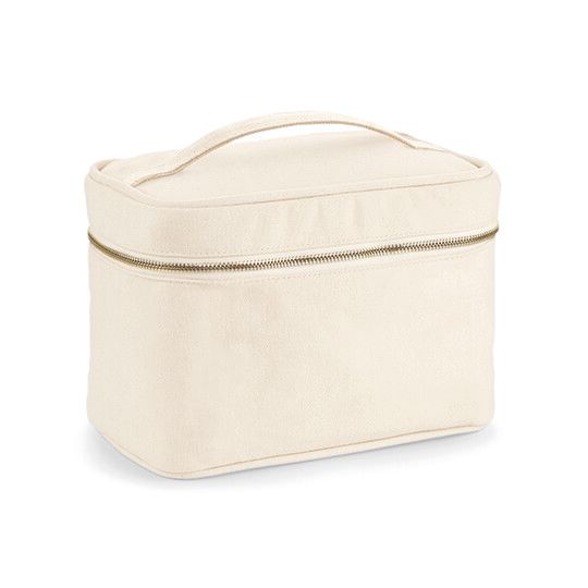Canvas Vanity Case - natural-545
