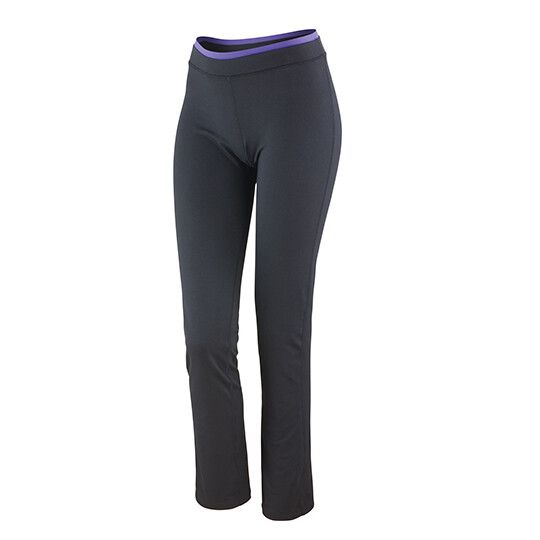 Women´s Fitness Trousers - black - lavender-600