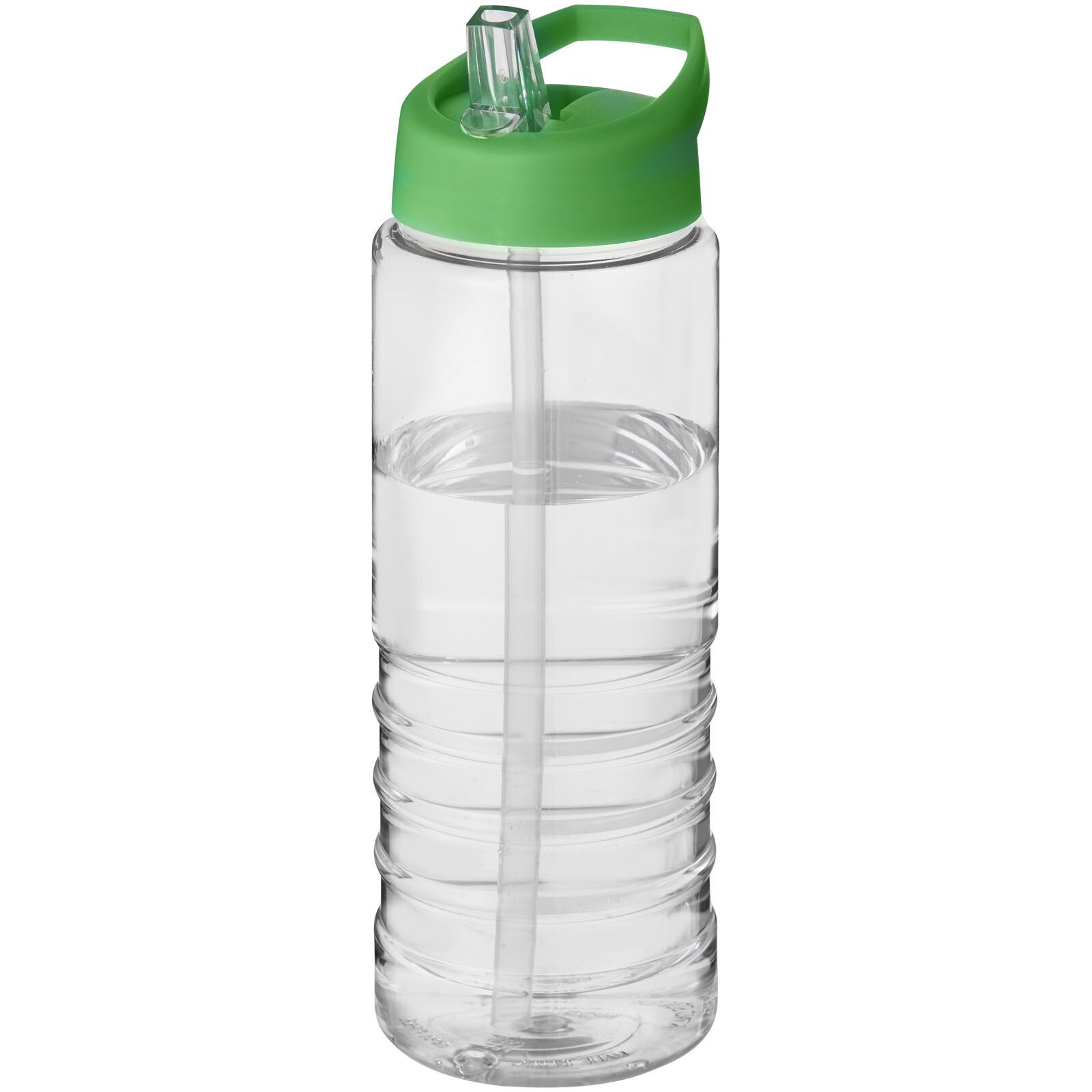 H2O Active Treble 750 ml Sportflasche mit Ausgussdeckel - transparent -  grün-480