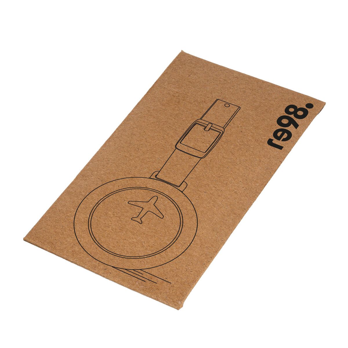 Kofferanhänger RE98-COLOR TAG - schwarz - silber-501