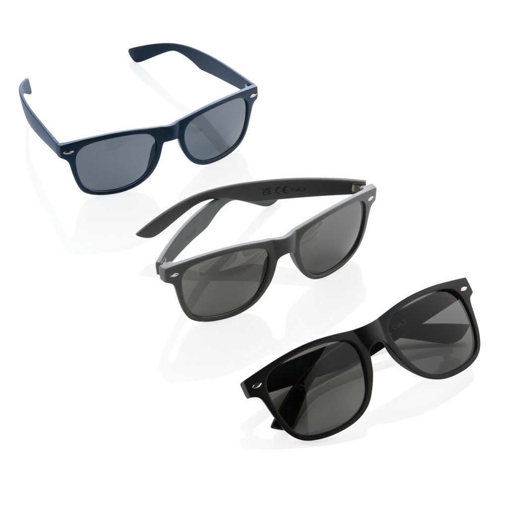 Sonnenbrille aus GRS recyceltem PC Kunststoff - schwarz-653