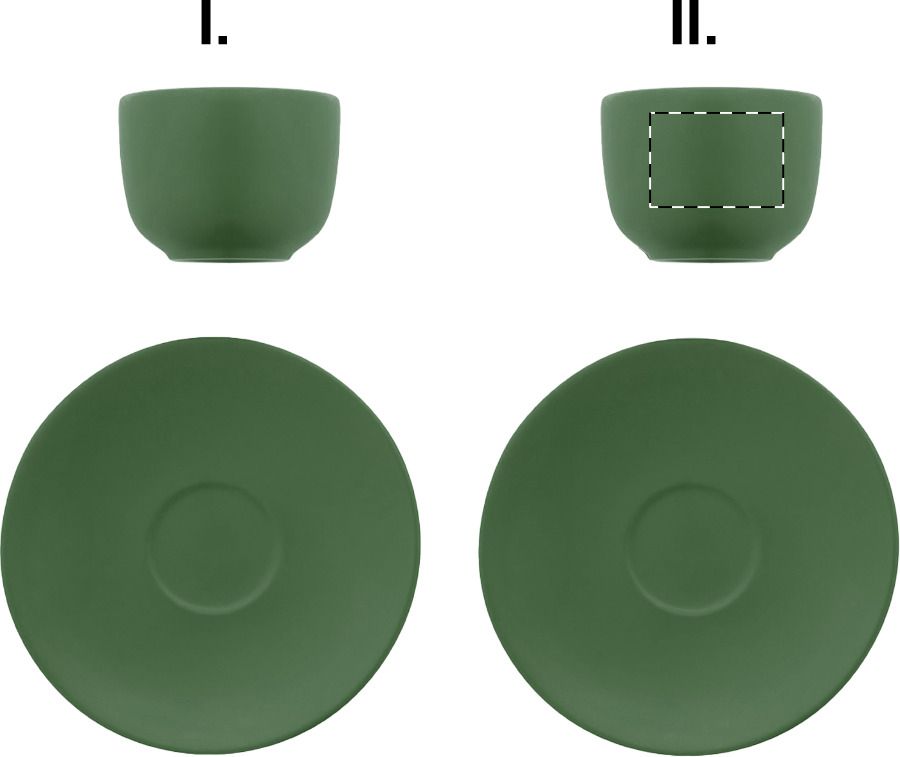 Veredelungsposition Tasse 2 - gegenüber vom Henkel