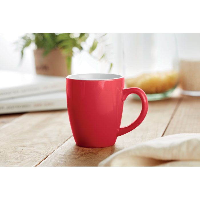 Keramische mok 290 ml COLOUR TRENT - rot-837