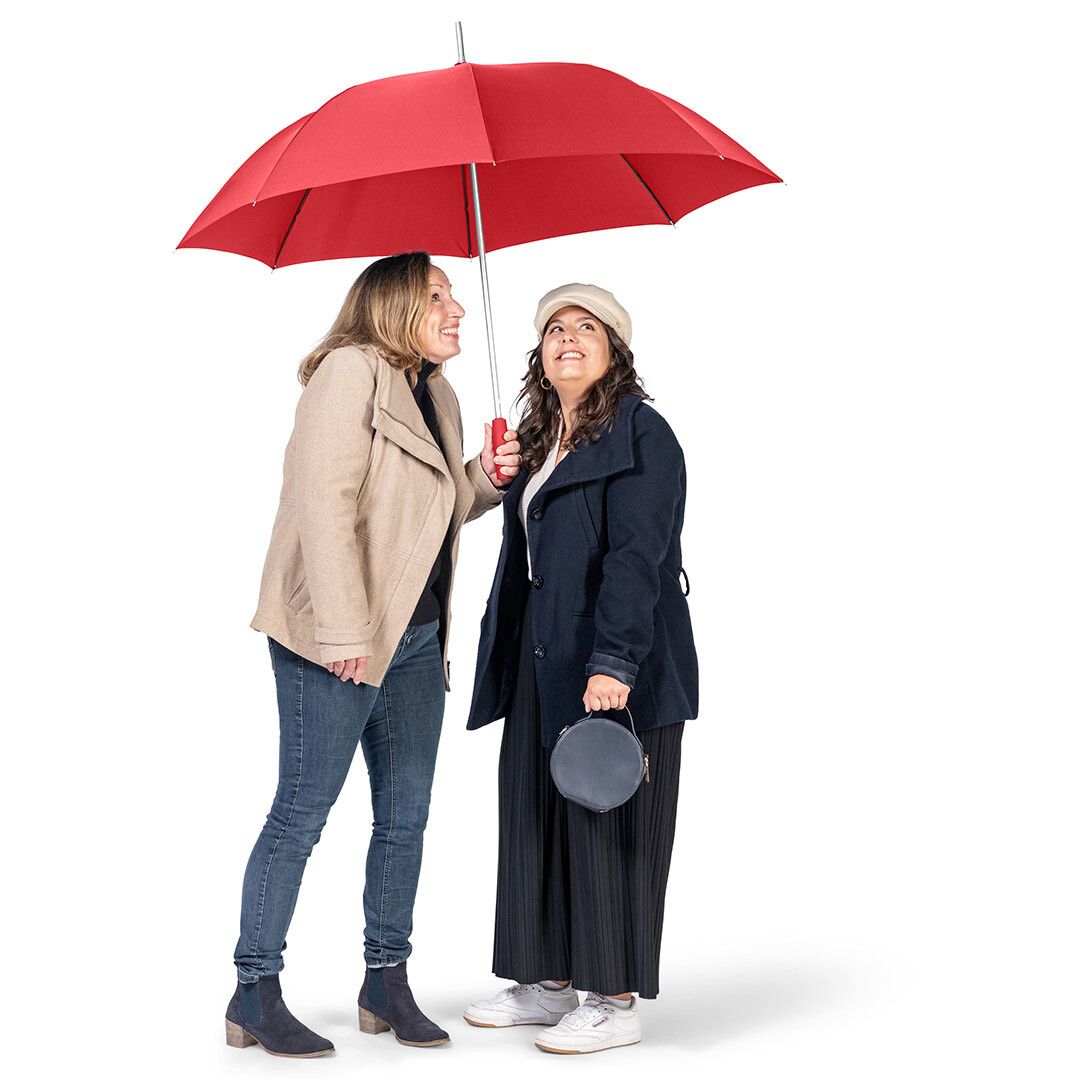 Alu-Gästeschirm FARE® AC Ø130 cm - rot-310