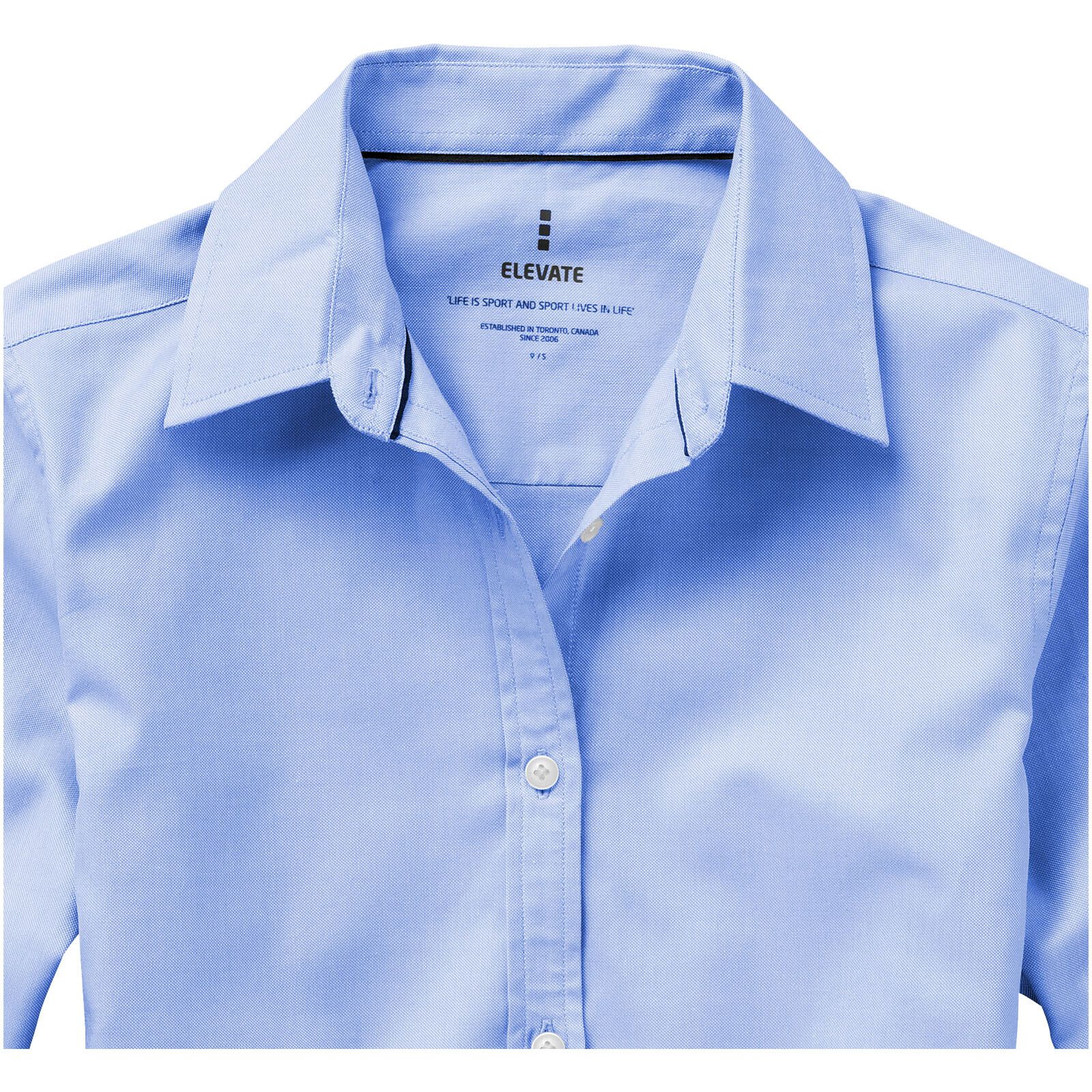 Vaillant langärmlige Bluse - hellblau - XXL-719