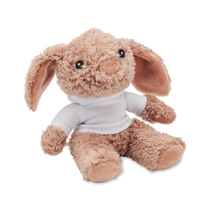 Plüsch-Hase mit Hoody BUNNY - weiß-754