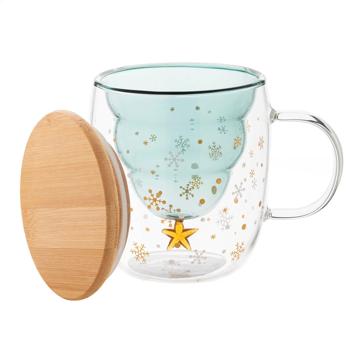 Honkapuu Weihnachtstasse - transparent - natur-151