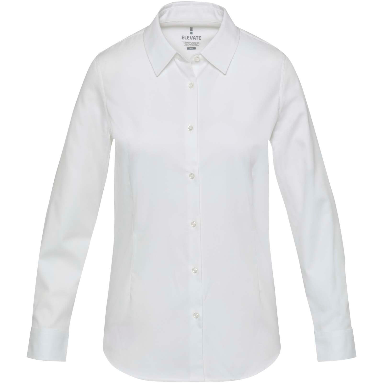 Citrine Twill Bluse - weiss - S-330