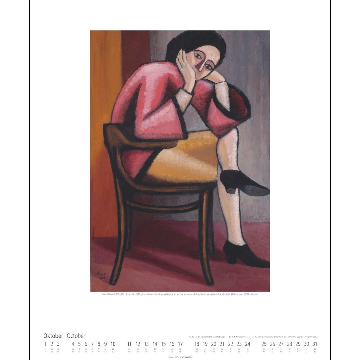 Gabriele Münter - Kunst & Kultur Kalender-869