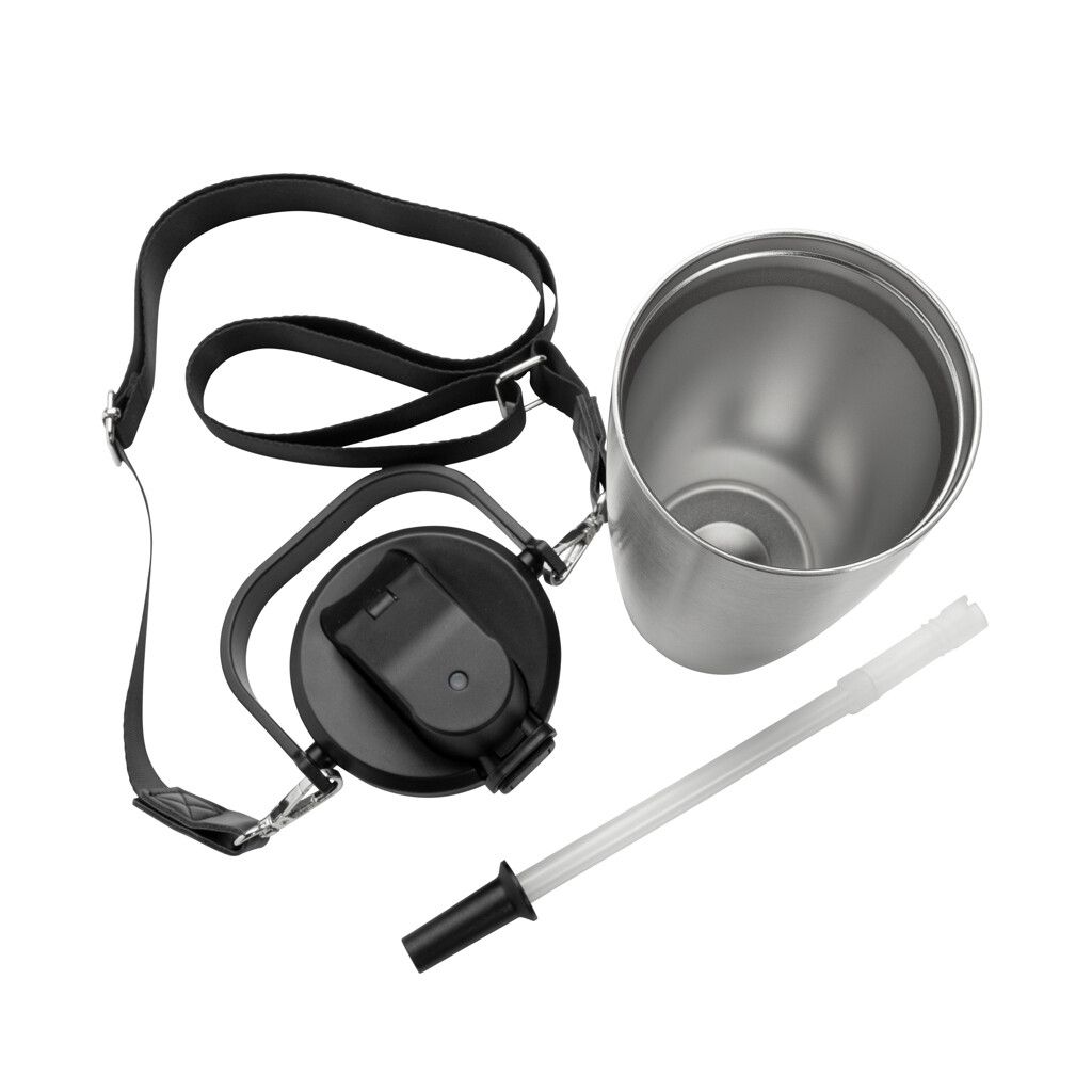 Avira Ayala Crossbody Duosip Becher aus RCS rec. Stahl - silber-543