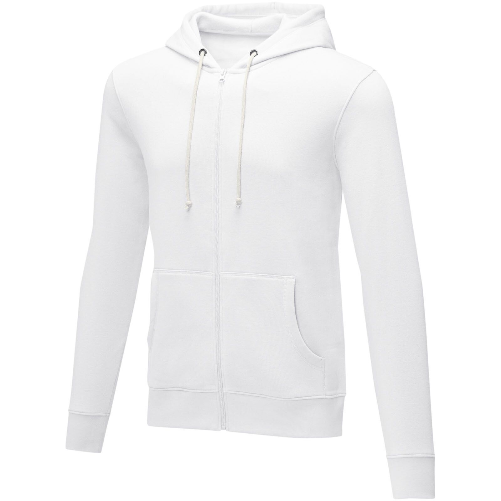 Theron Herren Kapuzenpullover mit Reißverschluss - weiss - XS-733