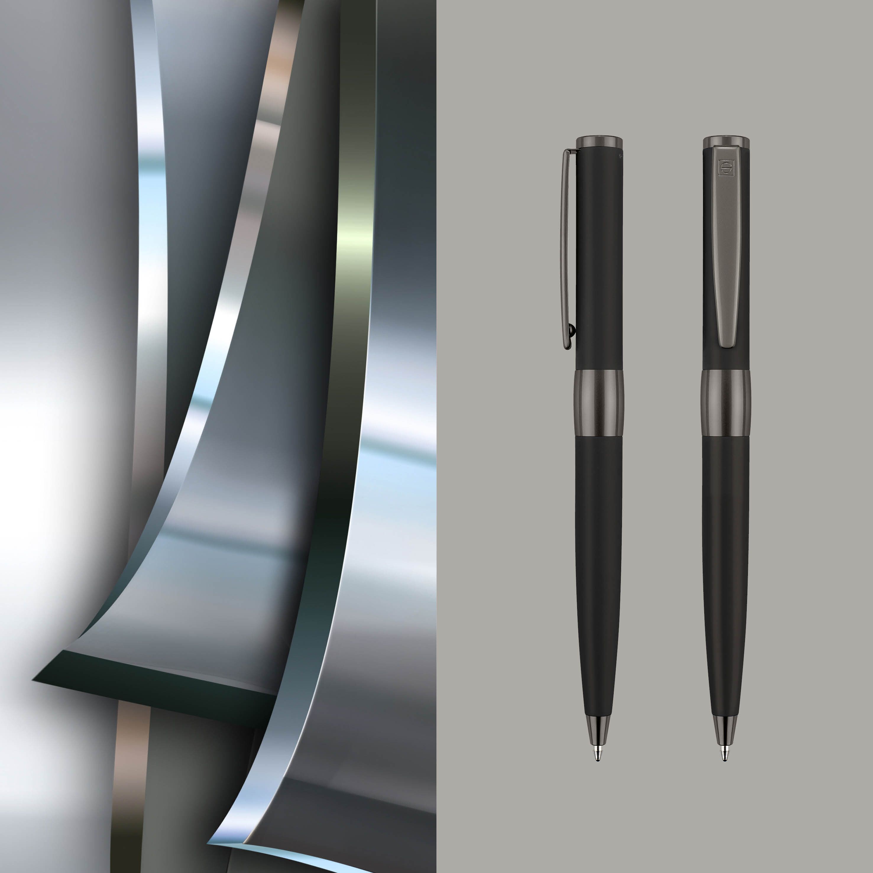 Image Black Line Drehkugelschreiber - schwarz-58