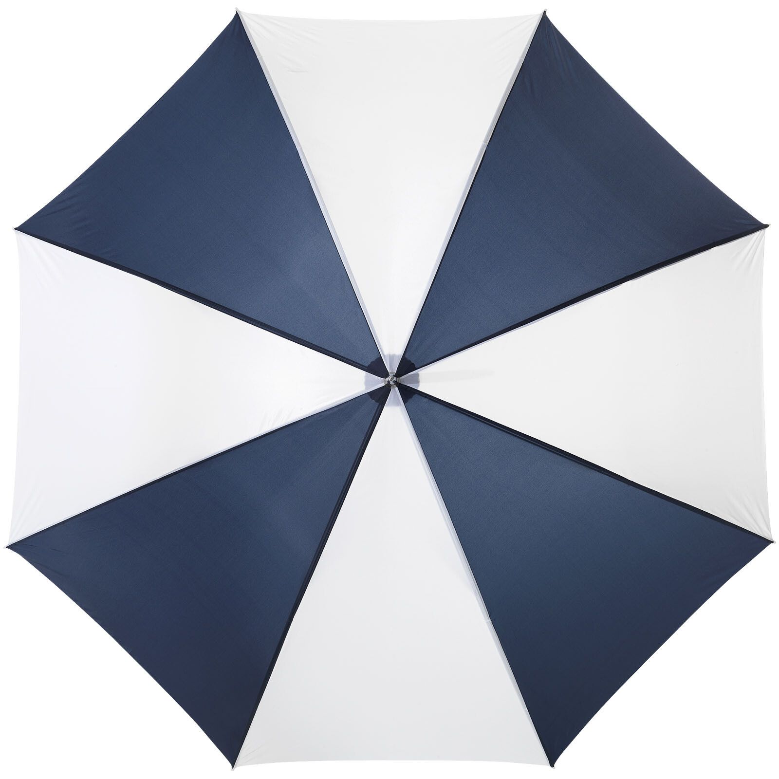 Karl 30" Golfschirm mit Holzgriff - navy -  weiss-735