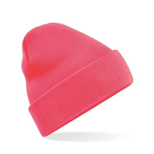 Original Cuffed Beanie - fluorescent pink-21