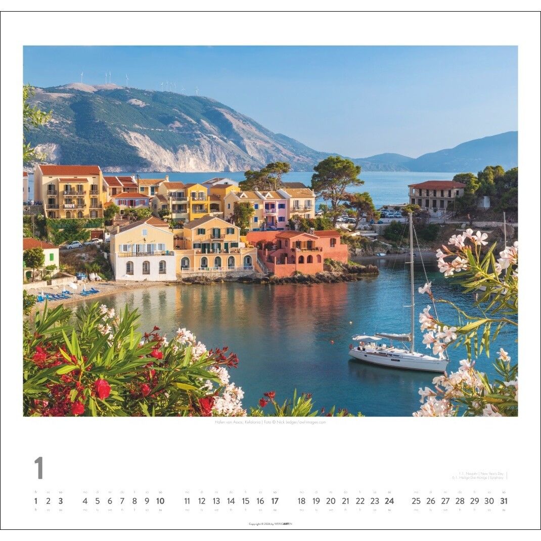 Griechische Inseln - Landschaft & Natur Kalender-131