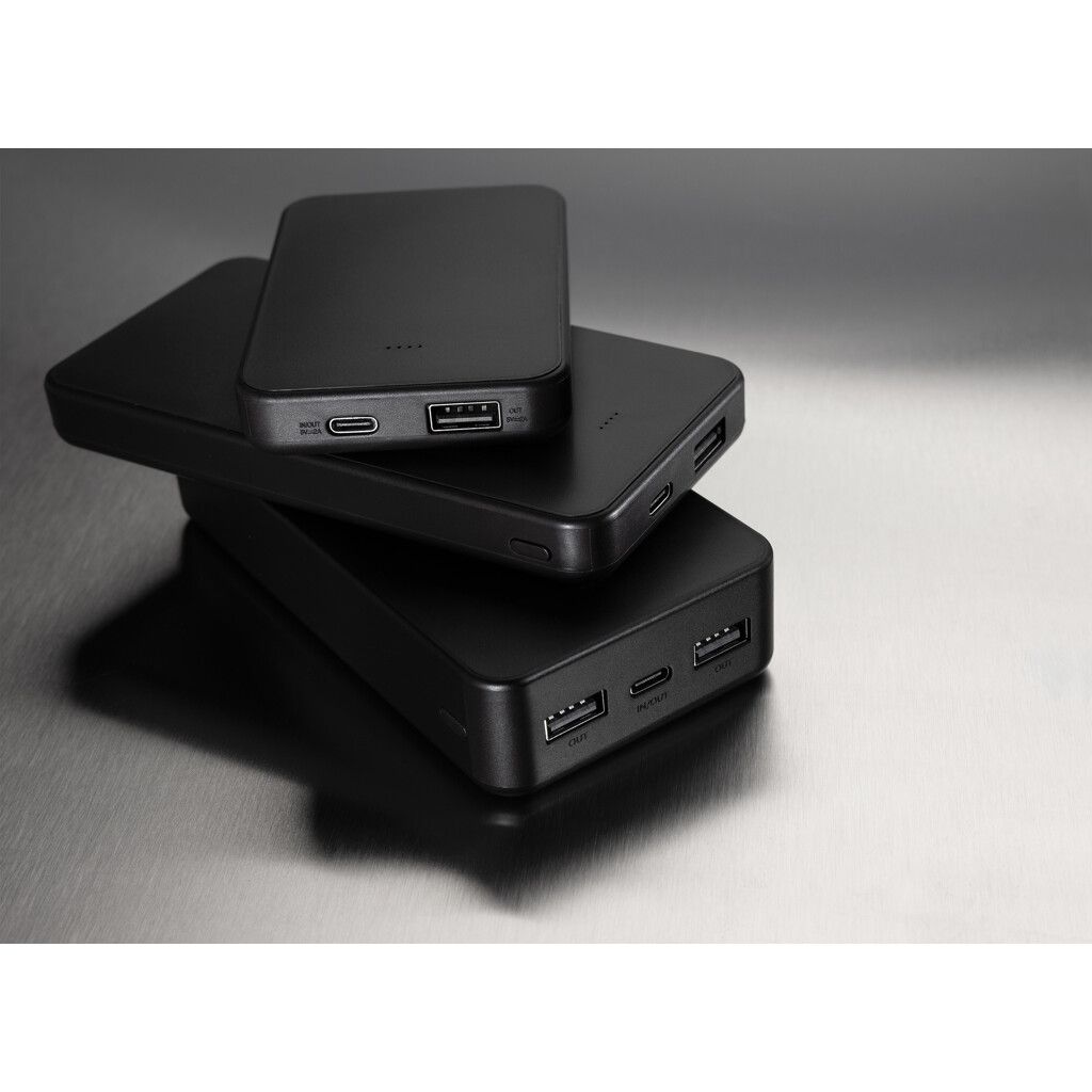 Boostcore 5.000mAh Powerbank aus RCS rec. Kunststoff - schwarz-882