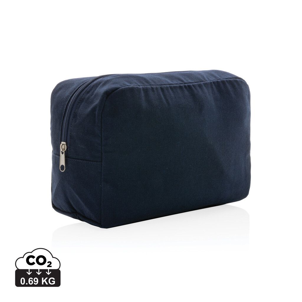 Impact Aware™ 285g/m² Kosmetiktasche aus ungefärbtem Canvas - navy blau-311