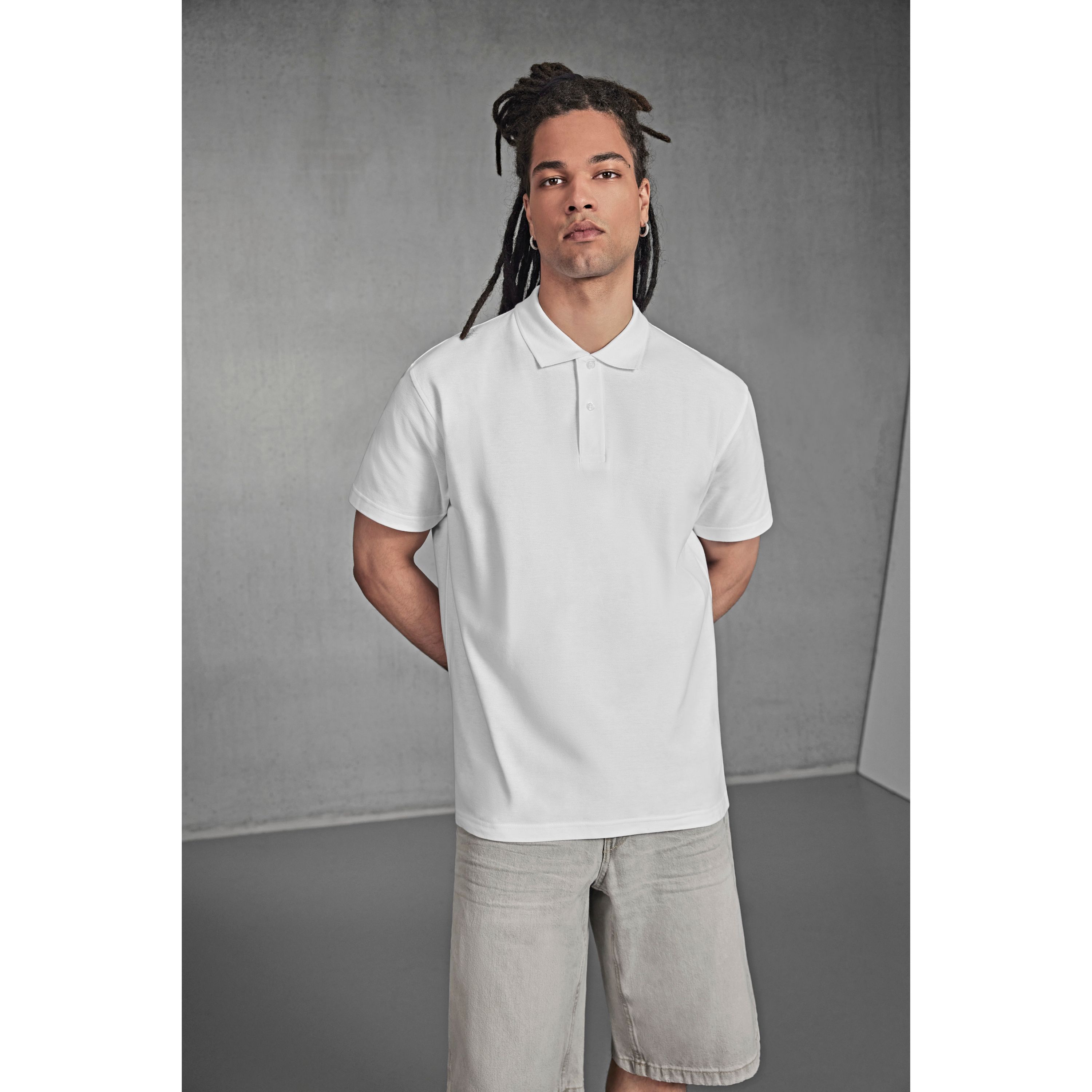 Unisex Polo ID.001 - brown - 3XL-44