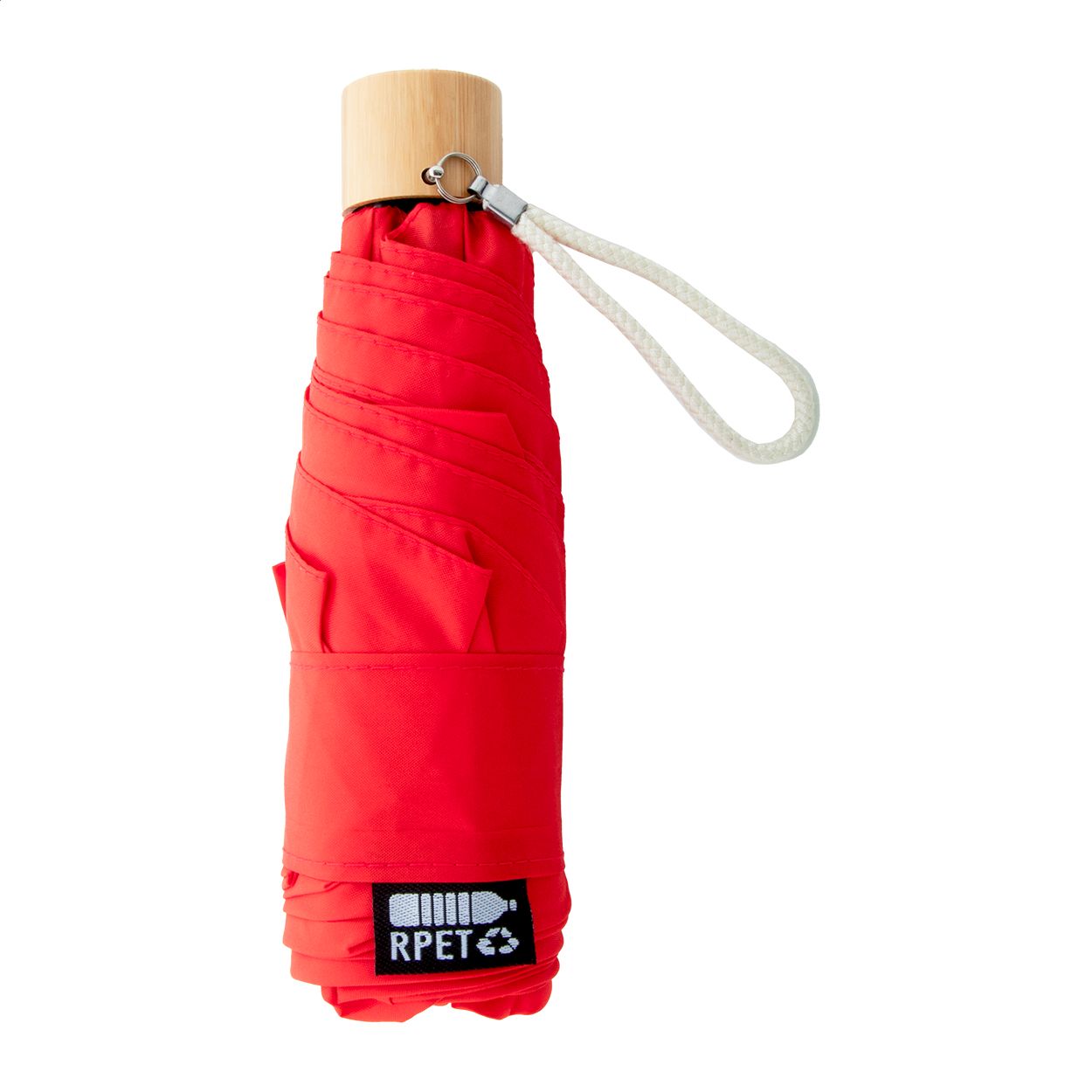 Miniboo RPET Mini-Regenschirm - rot-55