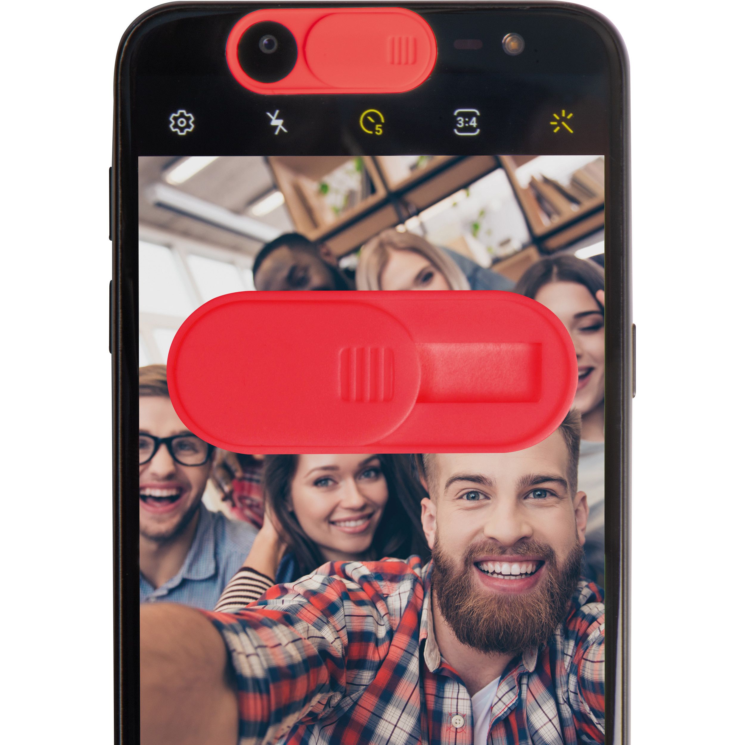 Abdeckung für Handykamera - rot-160