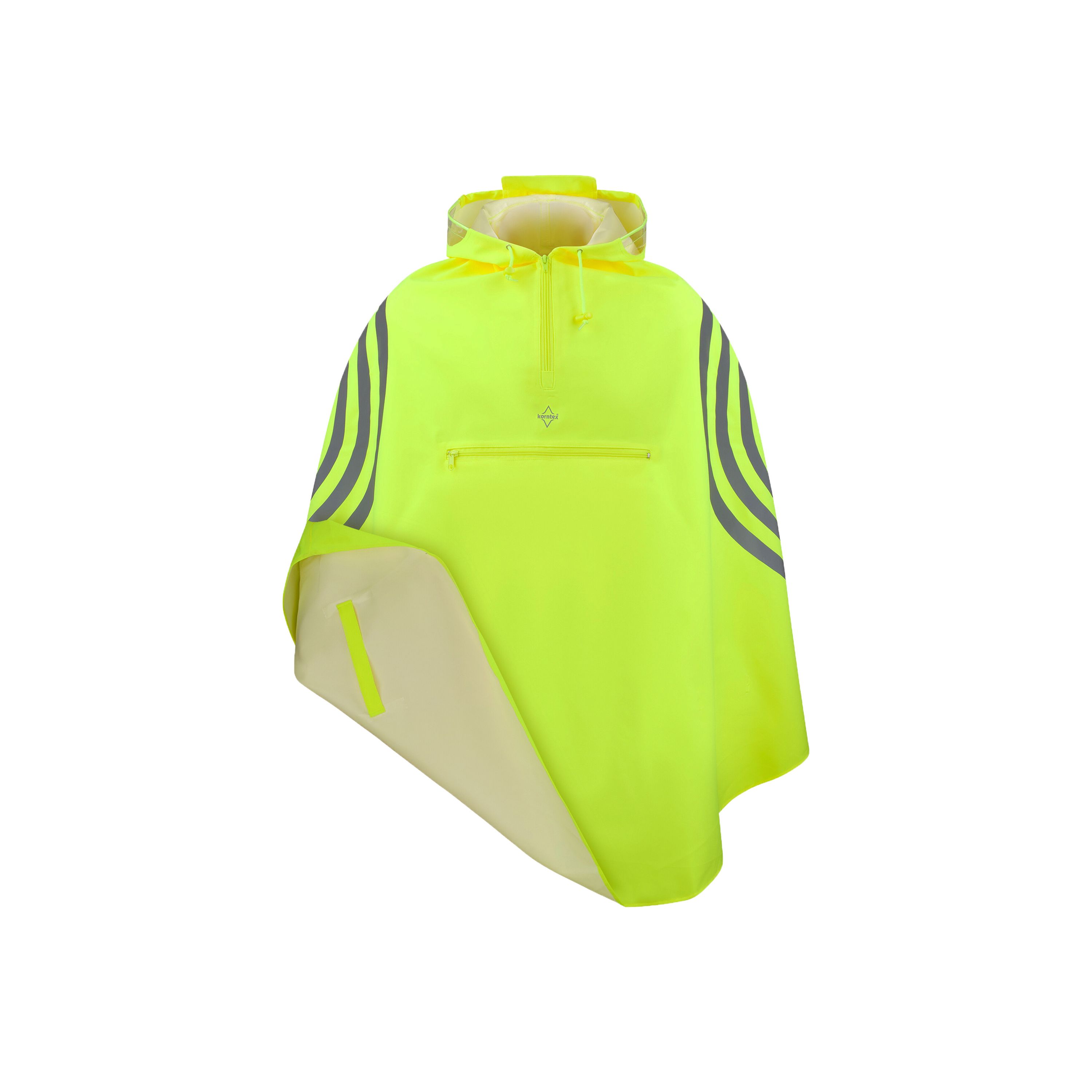 Super Premium Rain Poncho Rotterdam - yellow-123