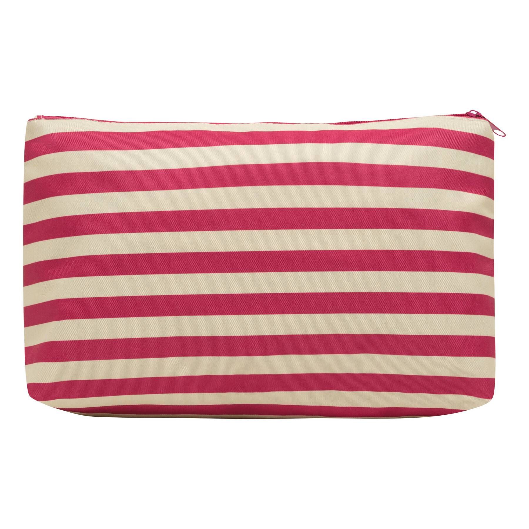 Kulturbeutel STRIPY - beige - pink-856