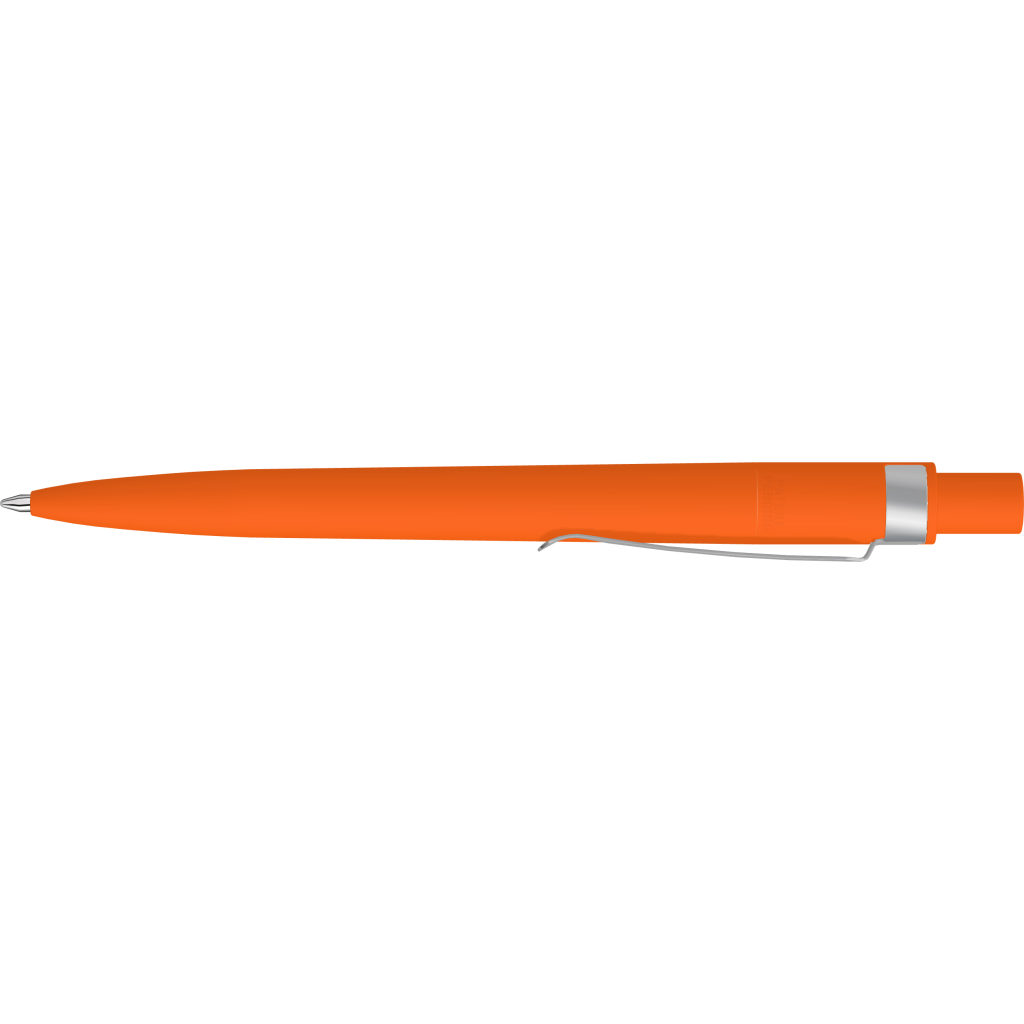 Recycled Pet Pen Core Gum Druckkugelschreiber - orange-149
