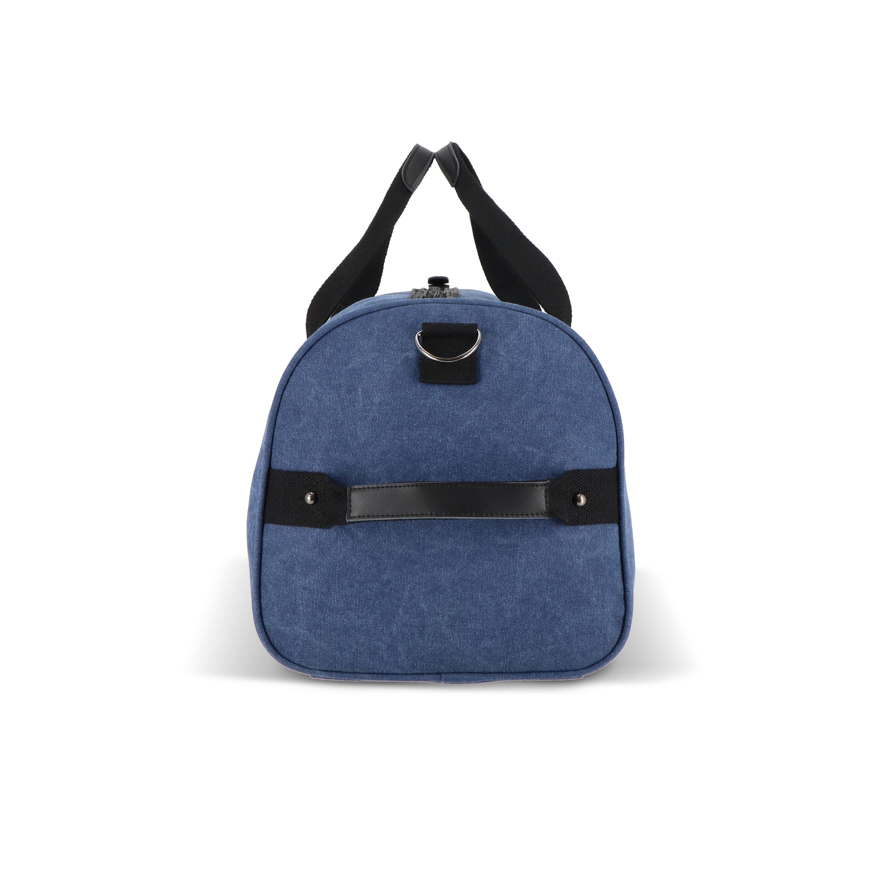 Seesack aus recyceltem Baumwoll-Canvas Harper - dunkelblau-19