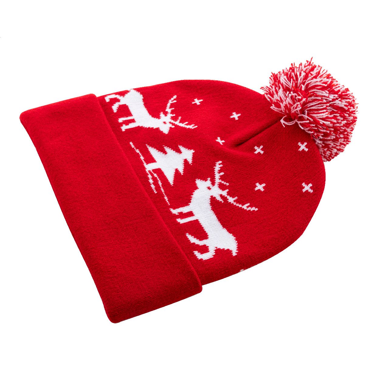 Skandimos Weihnachtswintermütze - rot-740