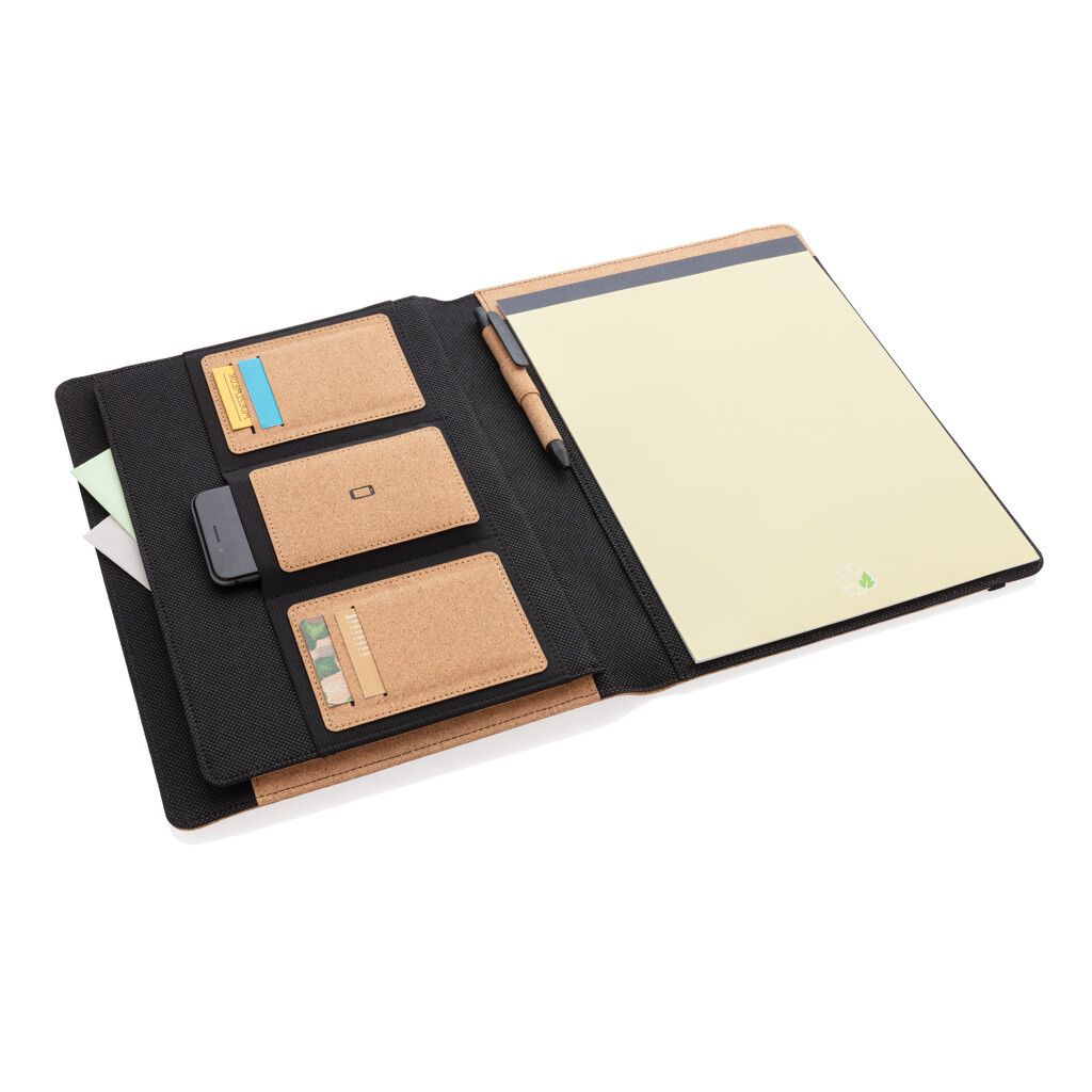 Deluxe Kork Portfolio A4 mit Stift - braun-667