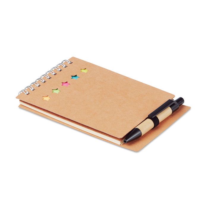 Notizbuch mit Klebezetteln MULTIBOOK - beige-477
