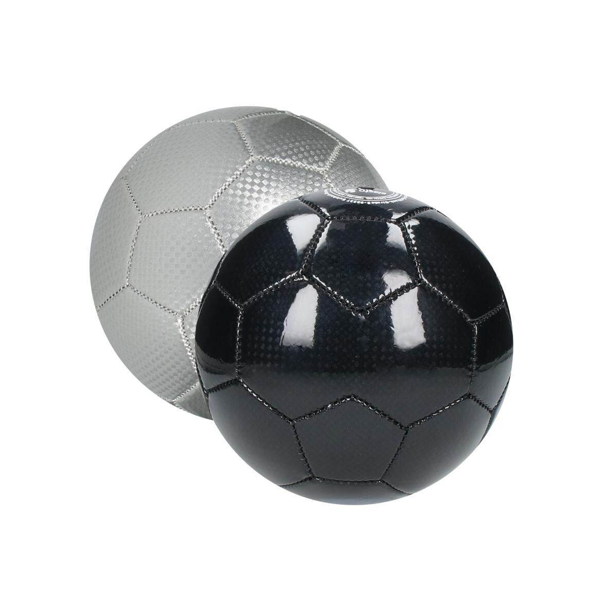 Fußball Carbon, klein - silber-878