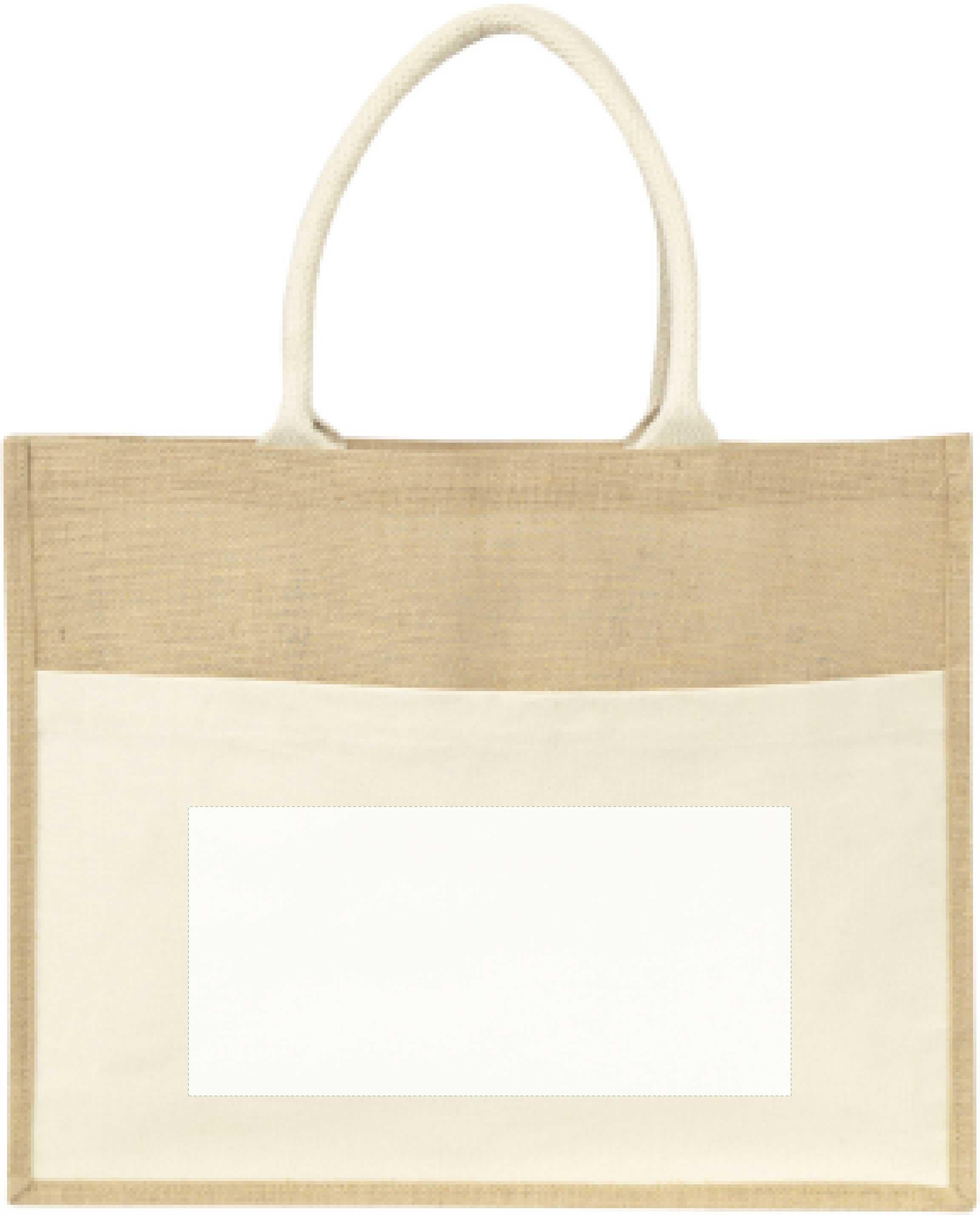 Veredelungsposition Tasche auf der Vorderseite