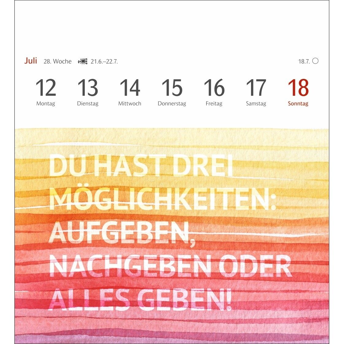 Positive-Sprüche-Kalender Postkartenkalender-165