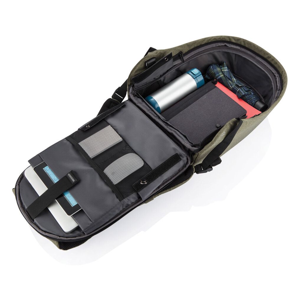Bobby Hero Small Anti-Diebstahl-Rucksack - grün-126
