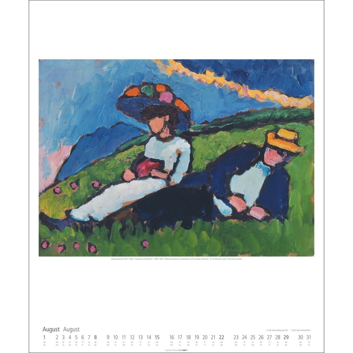 Gabriele Münter - Kunst & Kultur Kalender-548