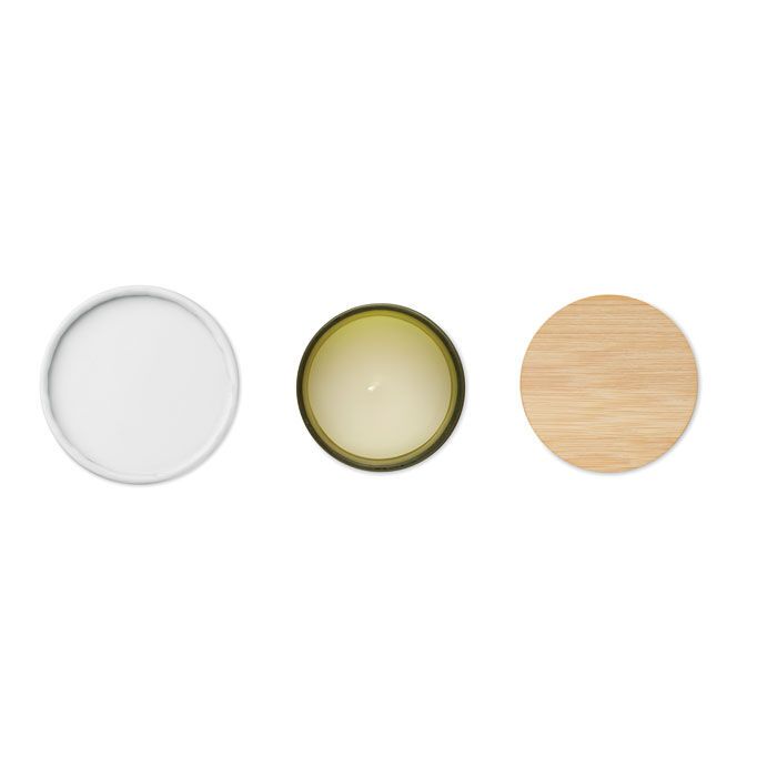 Kerze im Glas 120 g KEOPS SMALL - grün-906