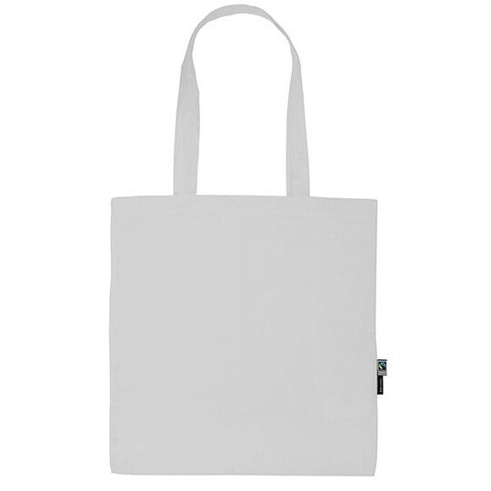Shopping Bag With Long Handles - white-347